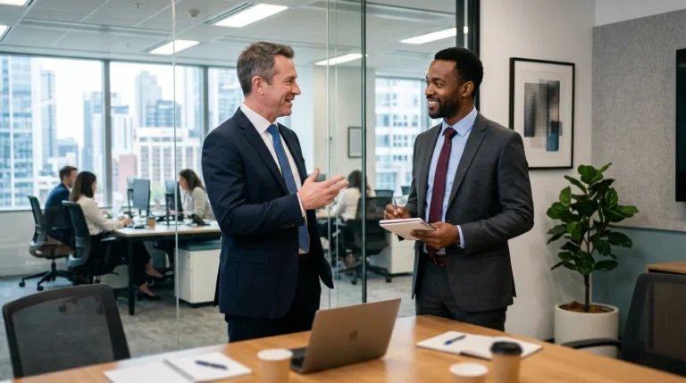Foreigners talking about starting a business in Pakistan